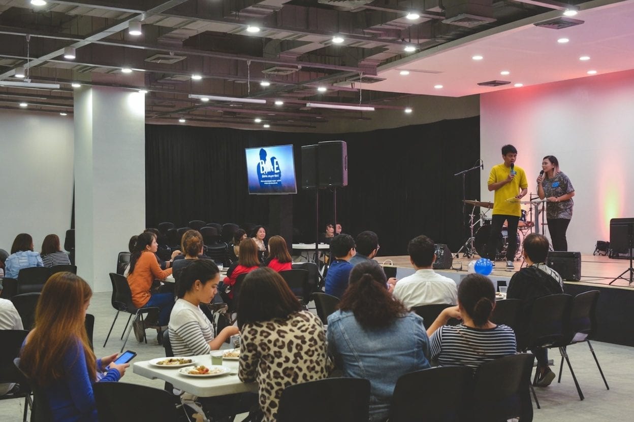 Community karaoke event