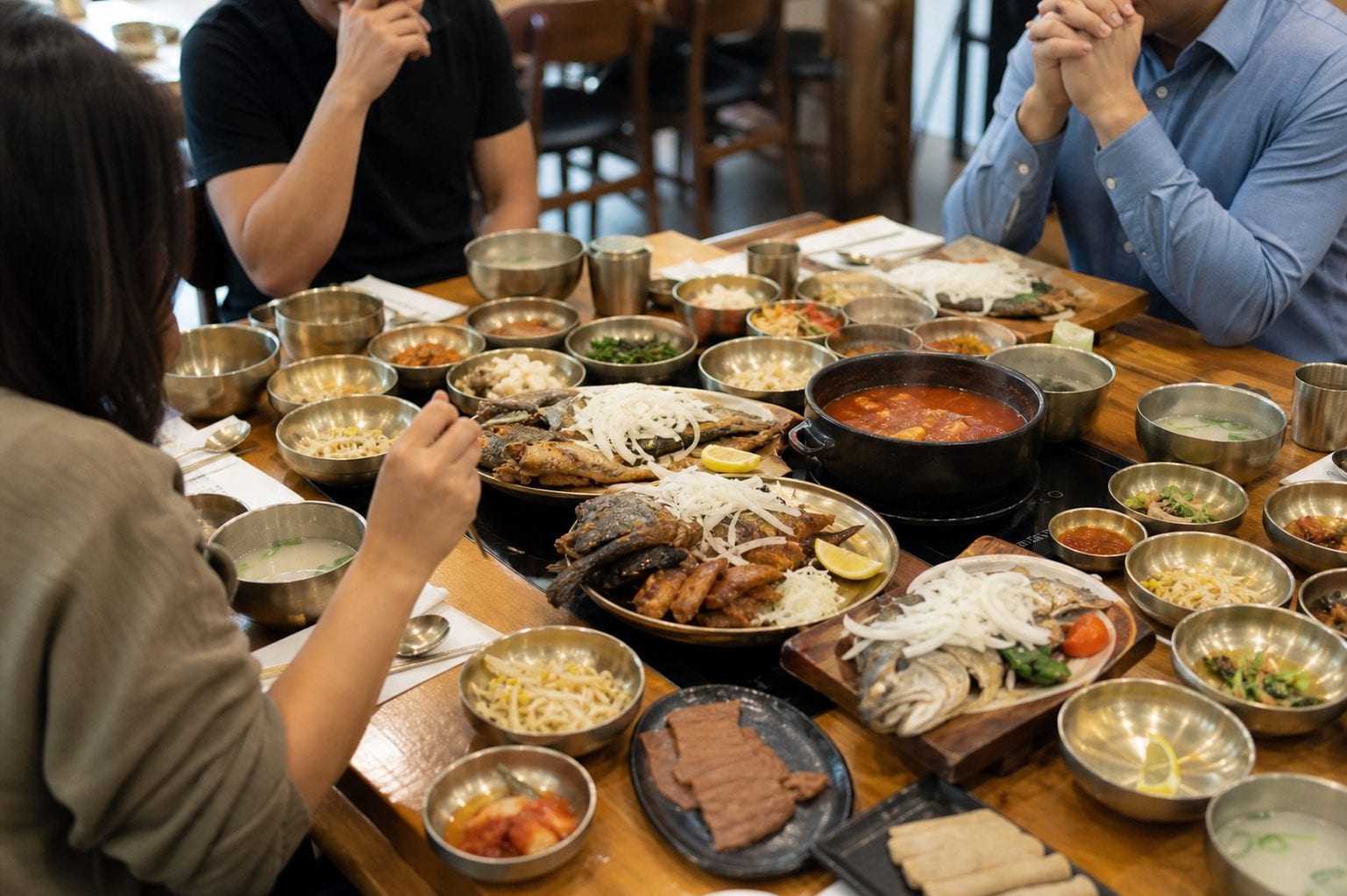 Korean BBQ side dishes banchan
