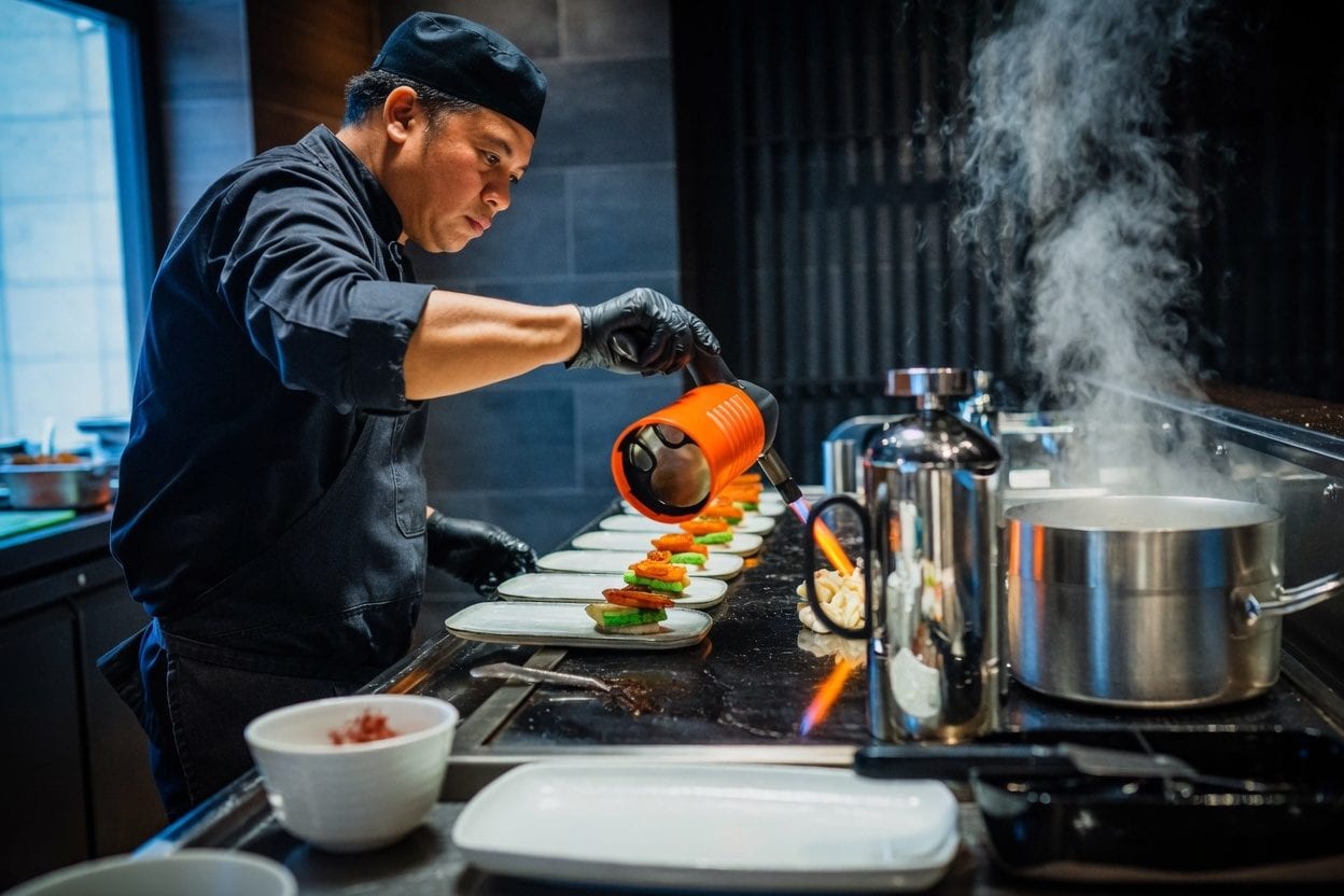 Korean BBQ grilling technique
