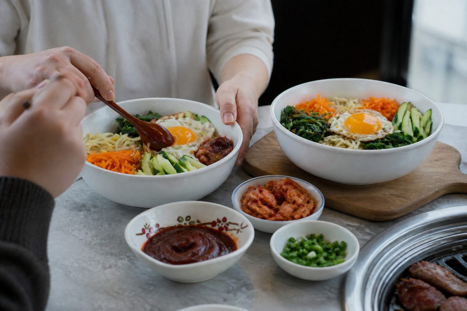 Korean House restaurant tabletop grilling