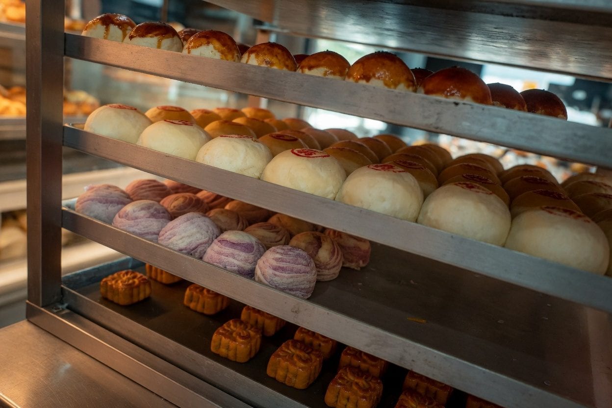 Korean bakery pastries