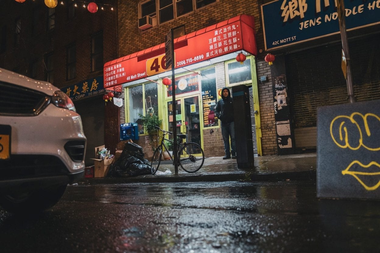Somerset Street West at night