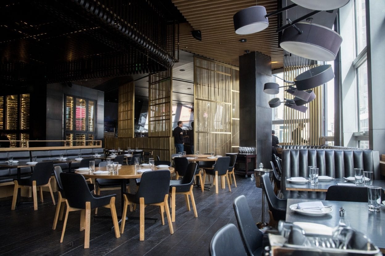 Restaurant patio at Lansdowne