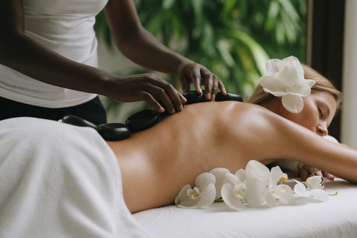 relax. Massage Therapy clinic interior