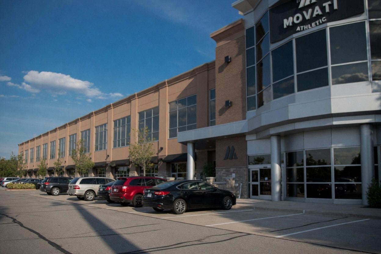 Movati Athletic Kanata exterior at the west-end club near Centrum and Kanata retail corridors