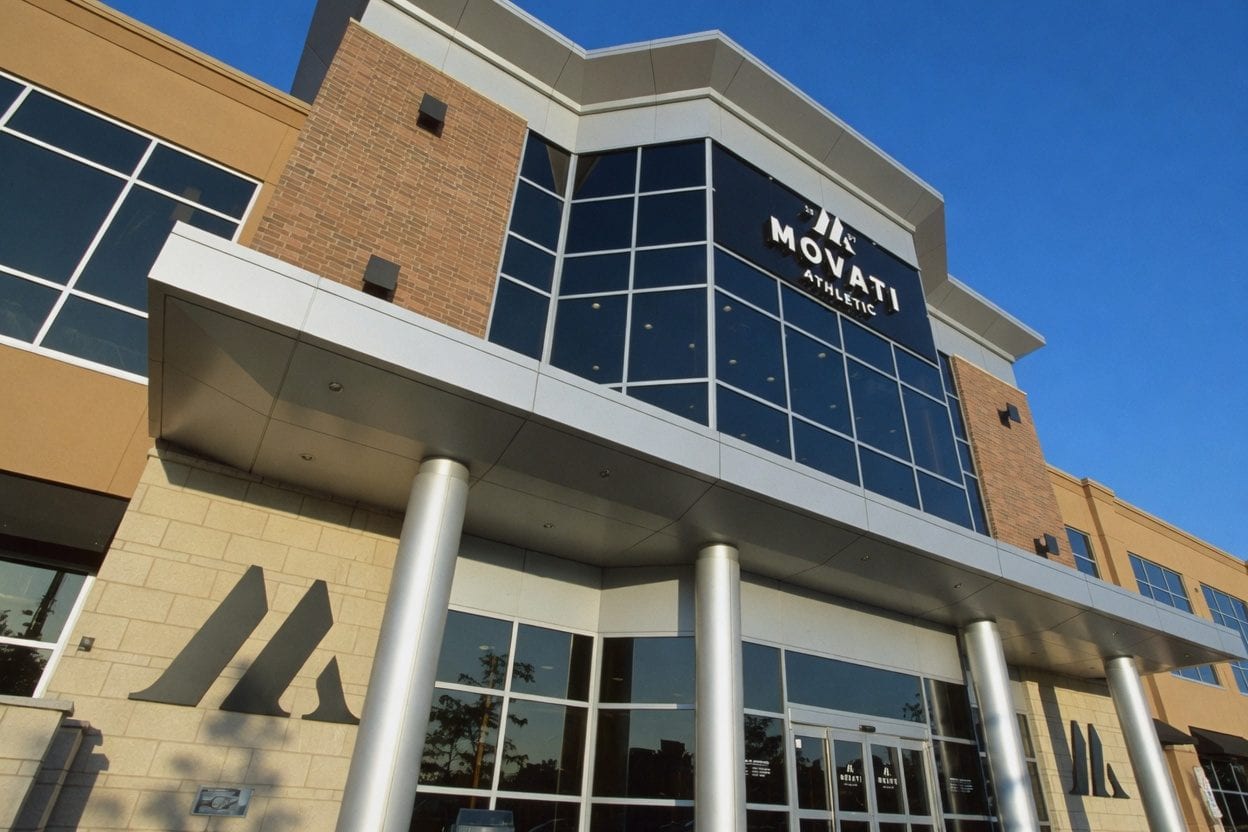 Movati Athletic Nepean exterior at the Meadowlands-area flagship club