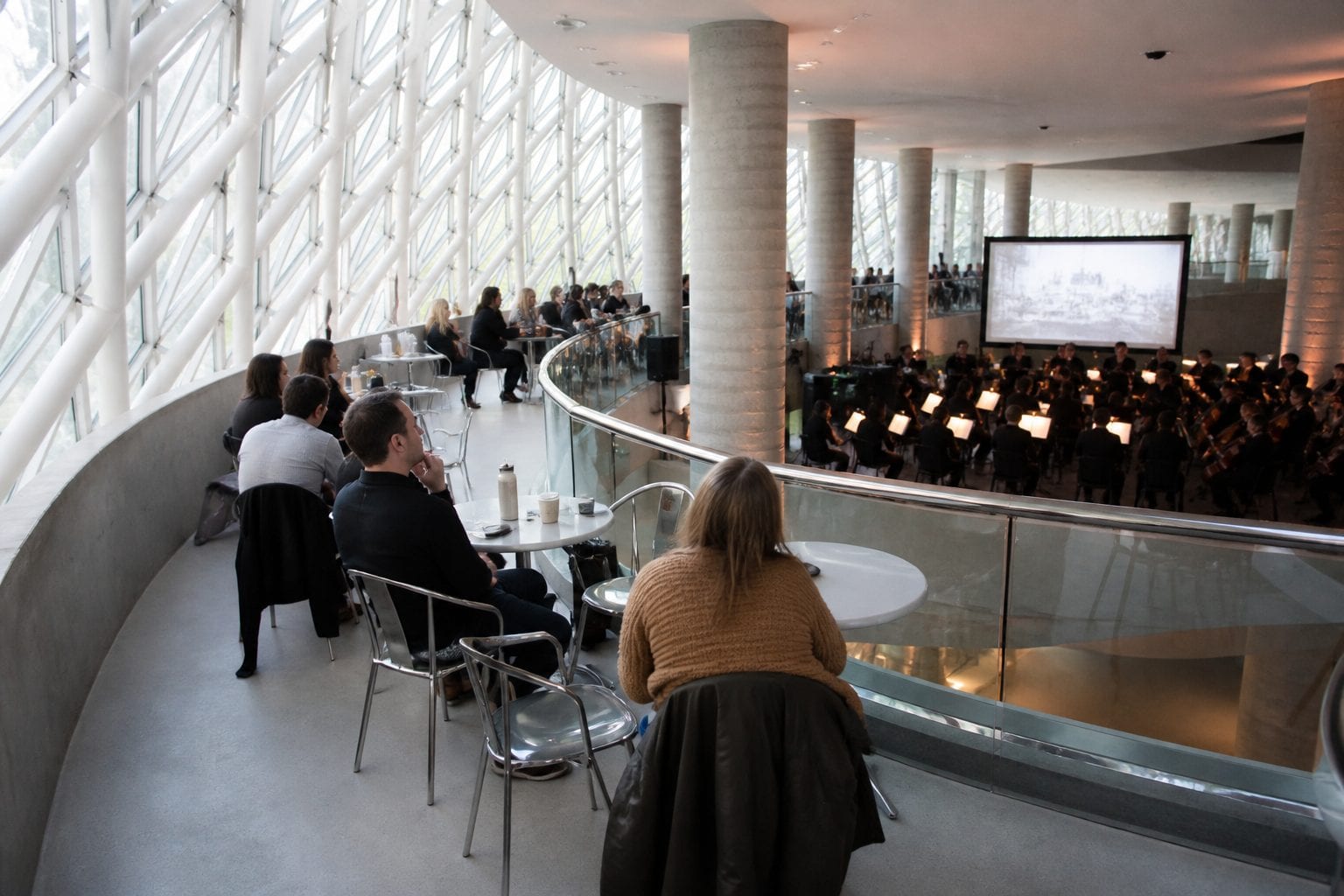 NAC Orchestra performing during film screening