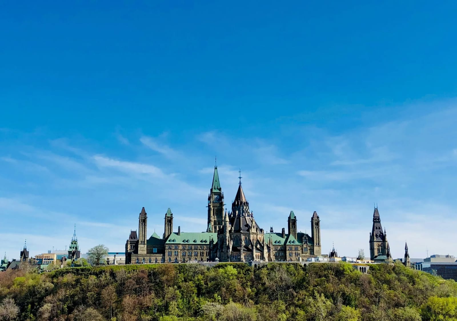 Spring tulips and city views showcasing Ottawa's outdoor charm.