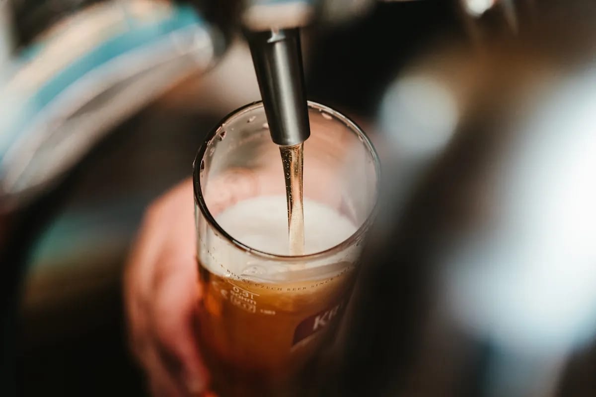 Flight of craft beers