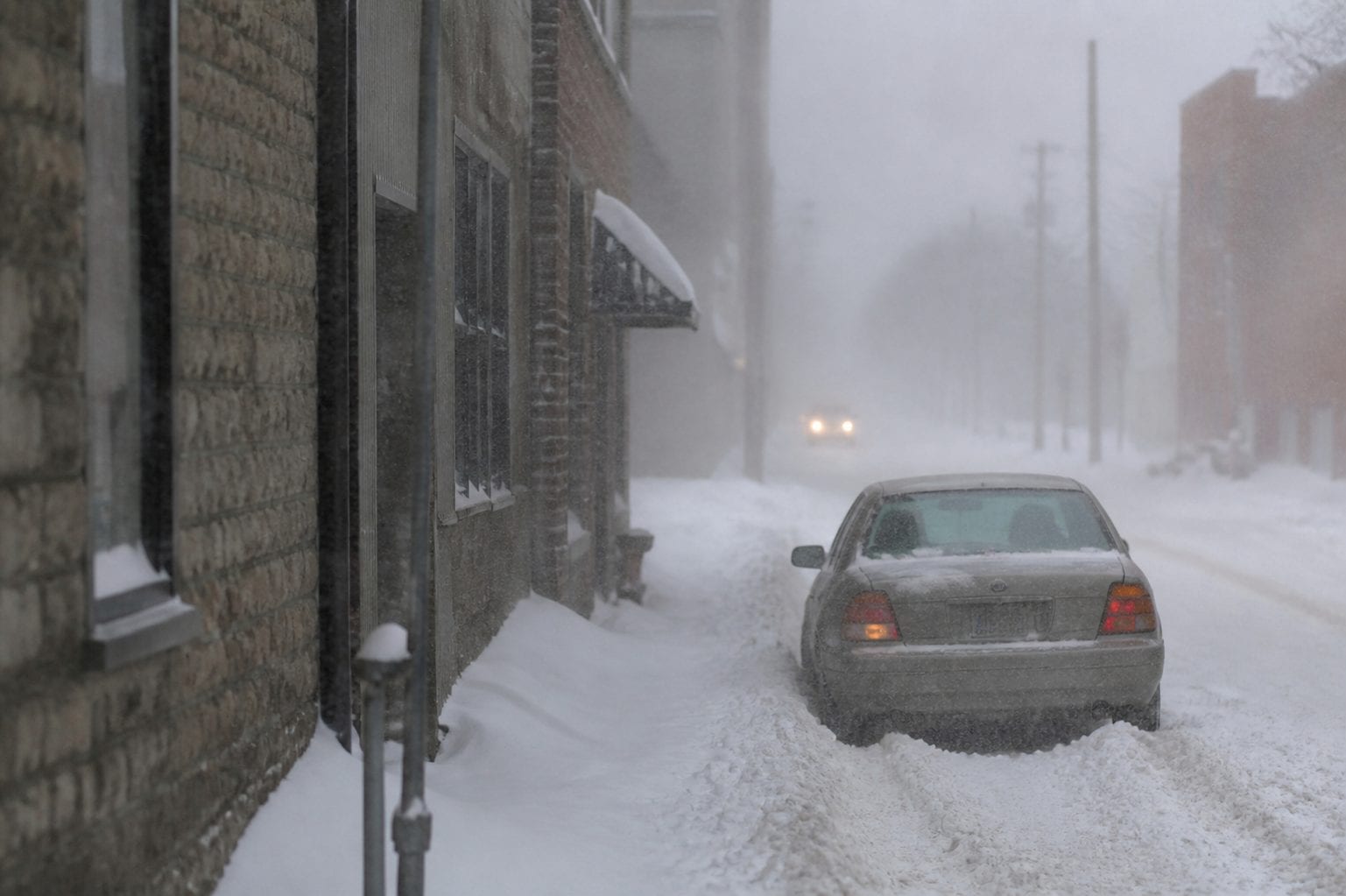 Ottawa winter street scene