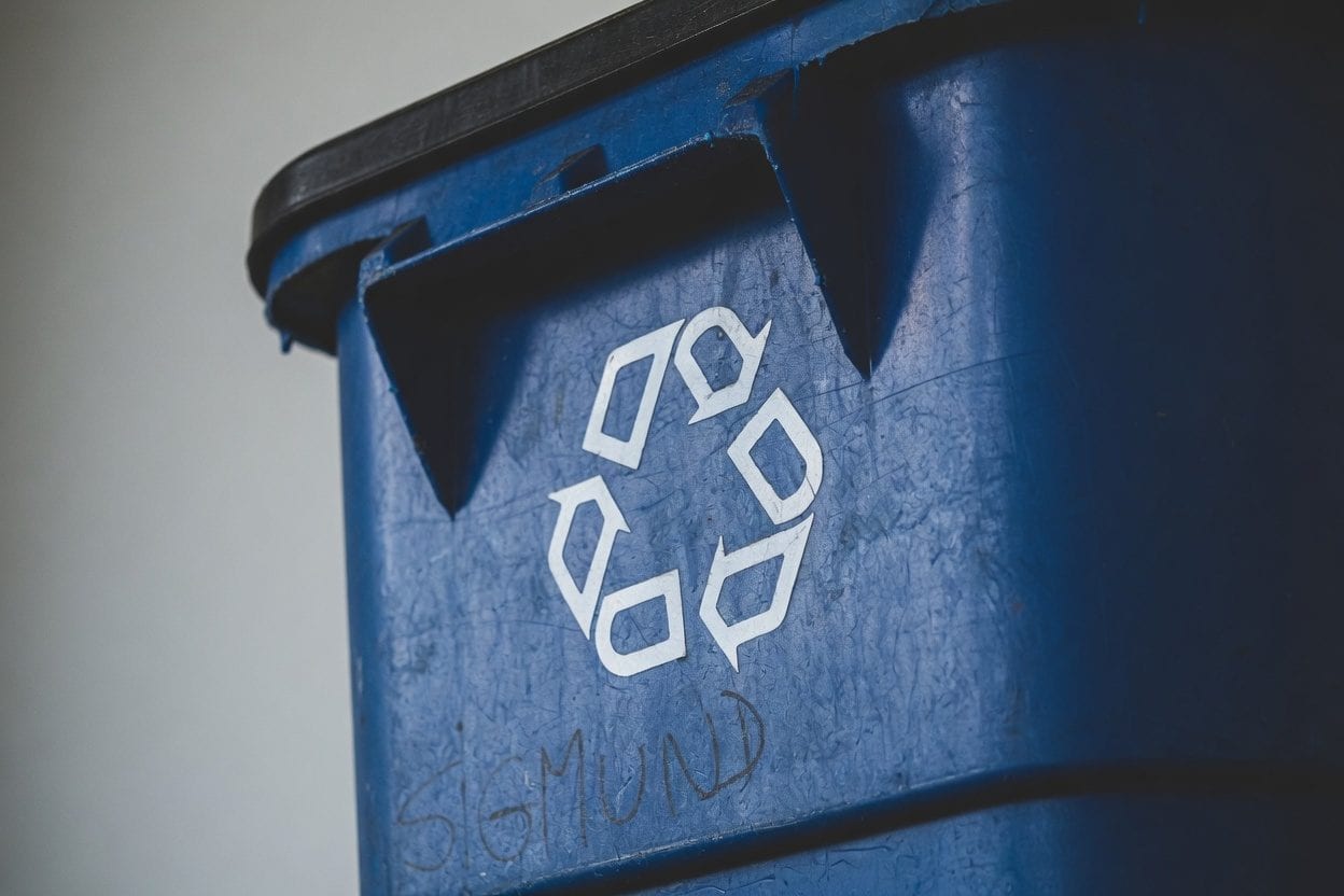 Blue box recycling