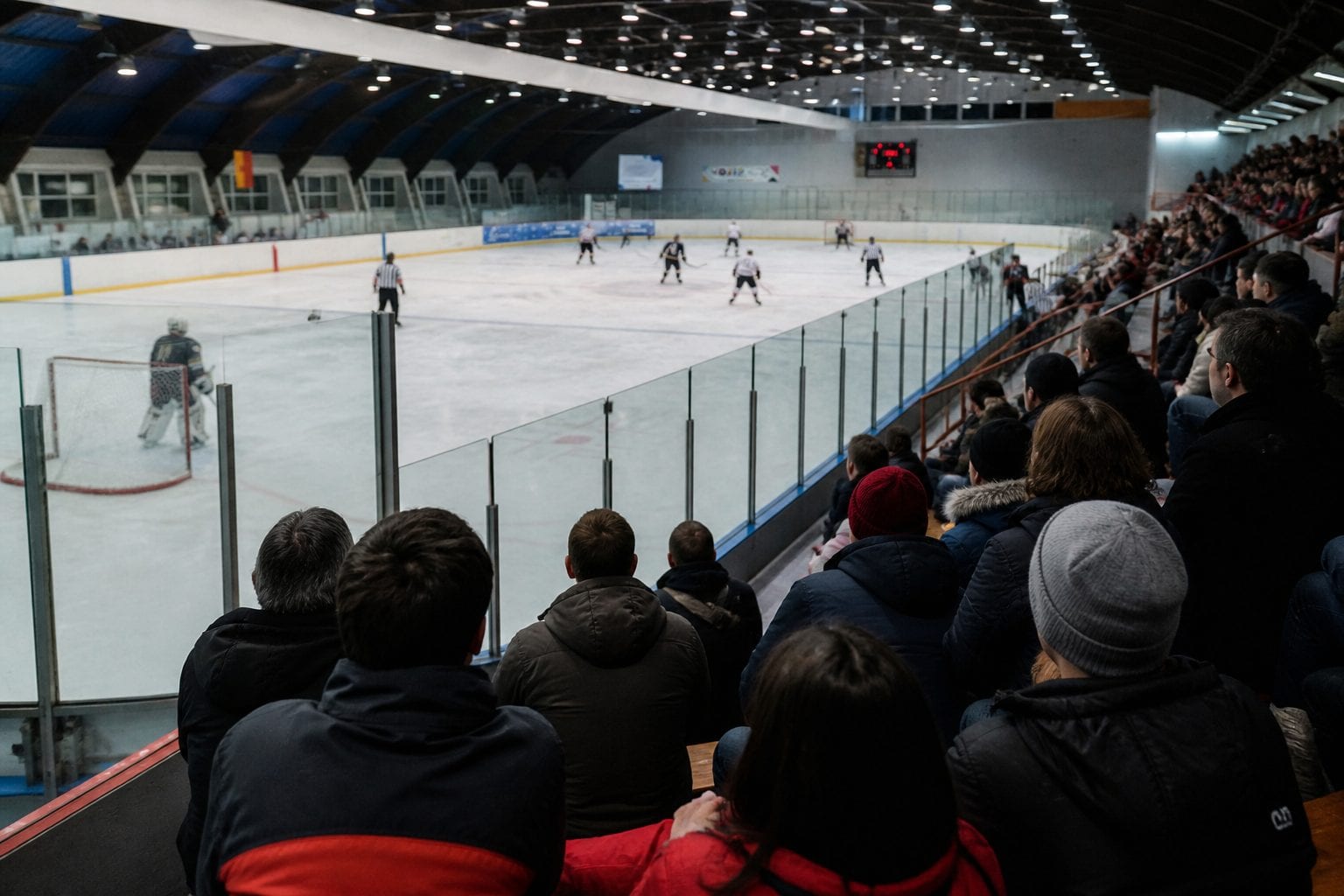 TD Place arena crowd during an Ottawa hockey game