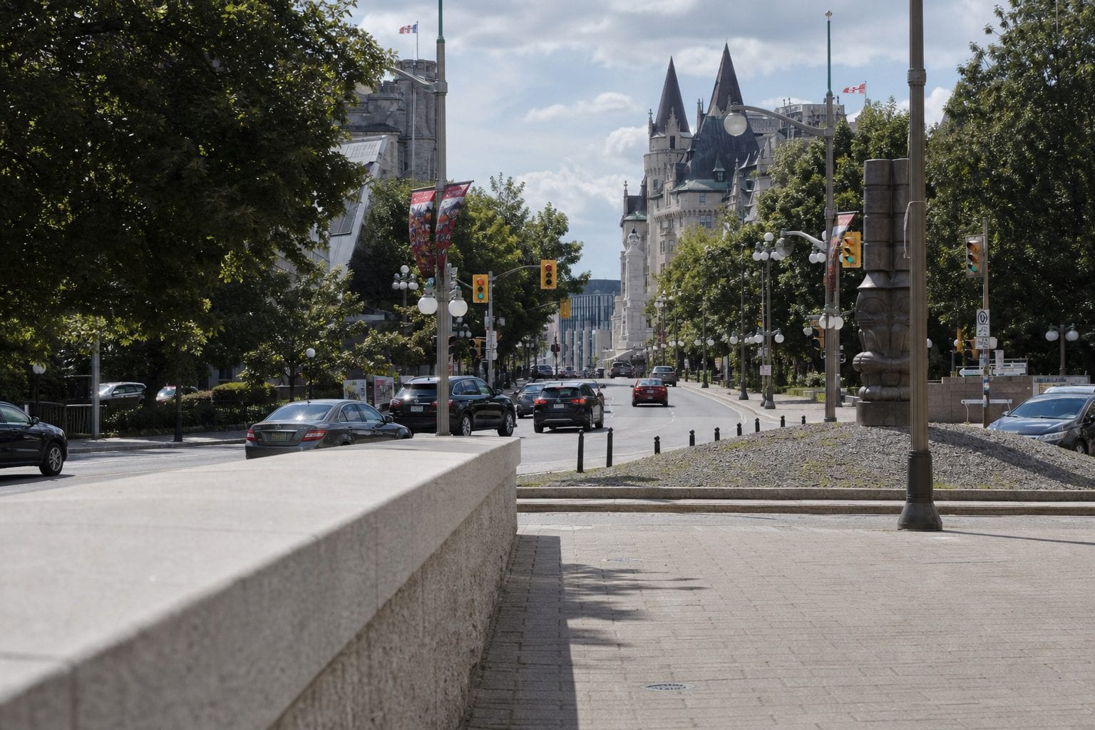 Ottawa signage and landmark letters in downtown