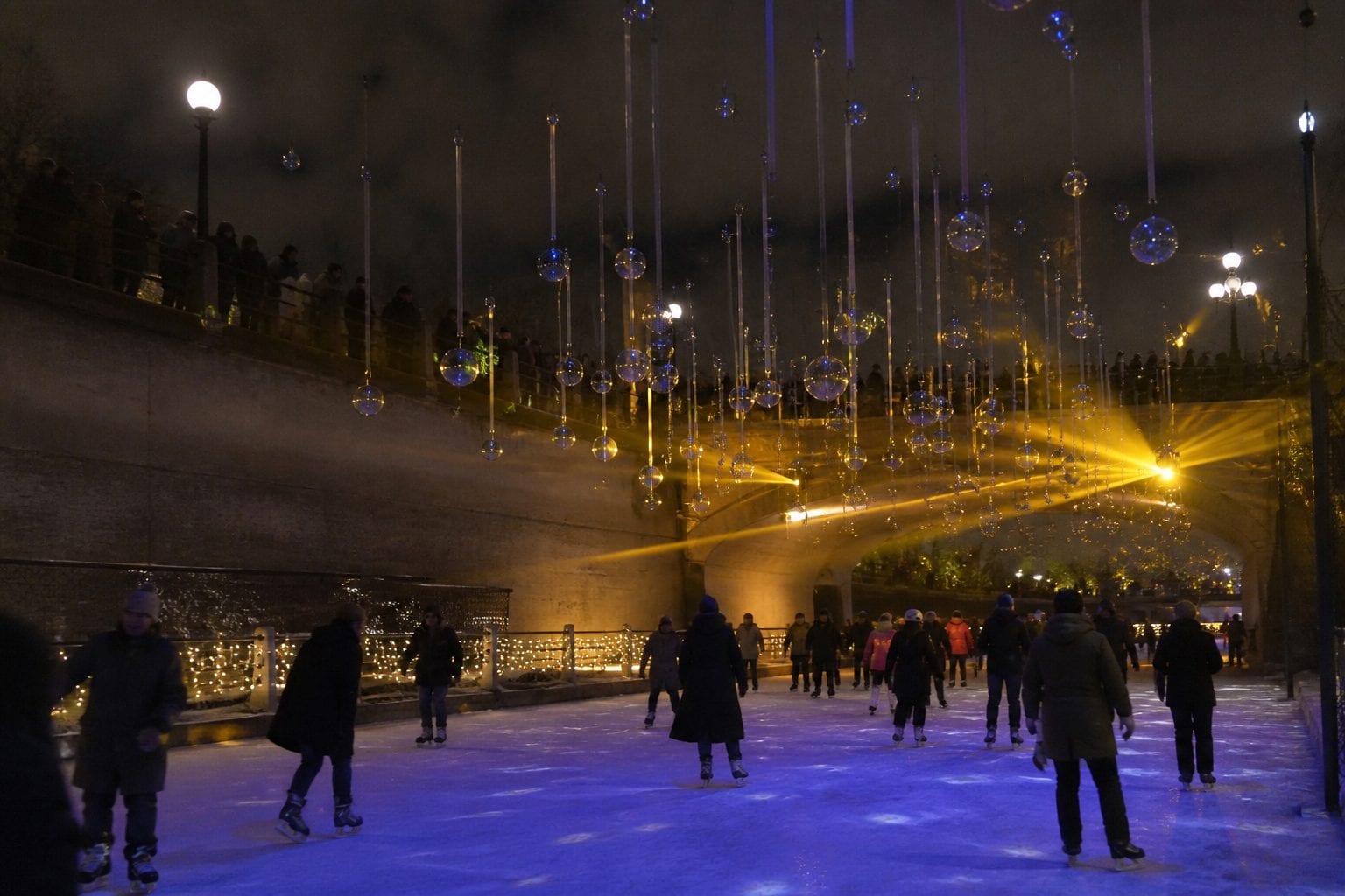 Skating on Rideau Canal in Ottawa