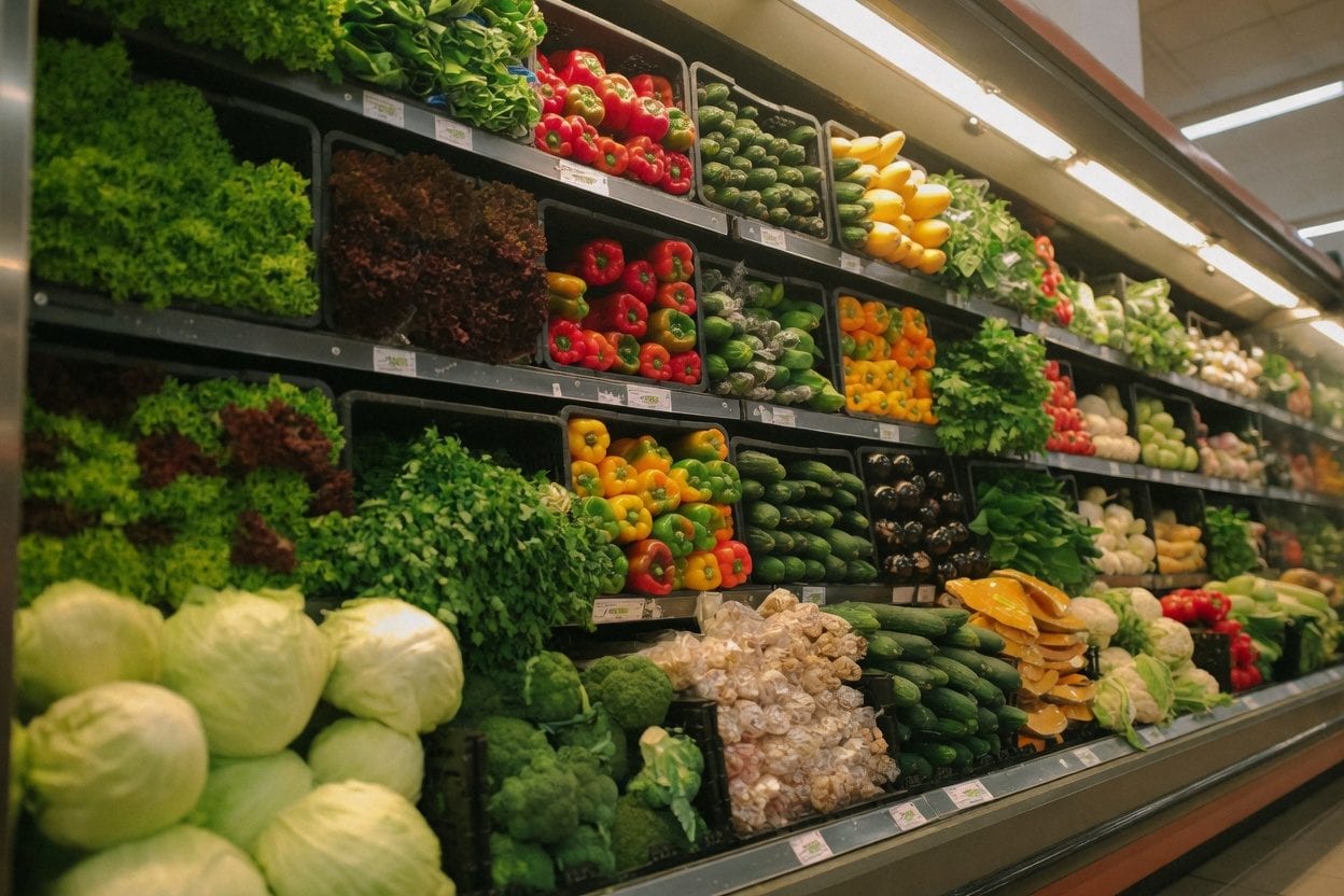 Fresh produce at Ottawa farmers market