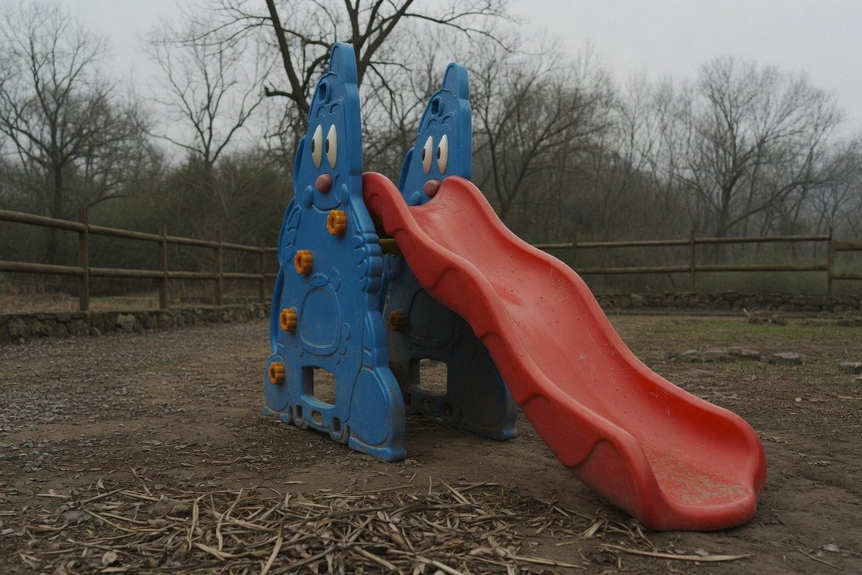 Playground slide in Ottawa