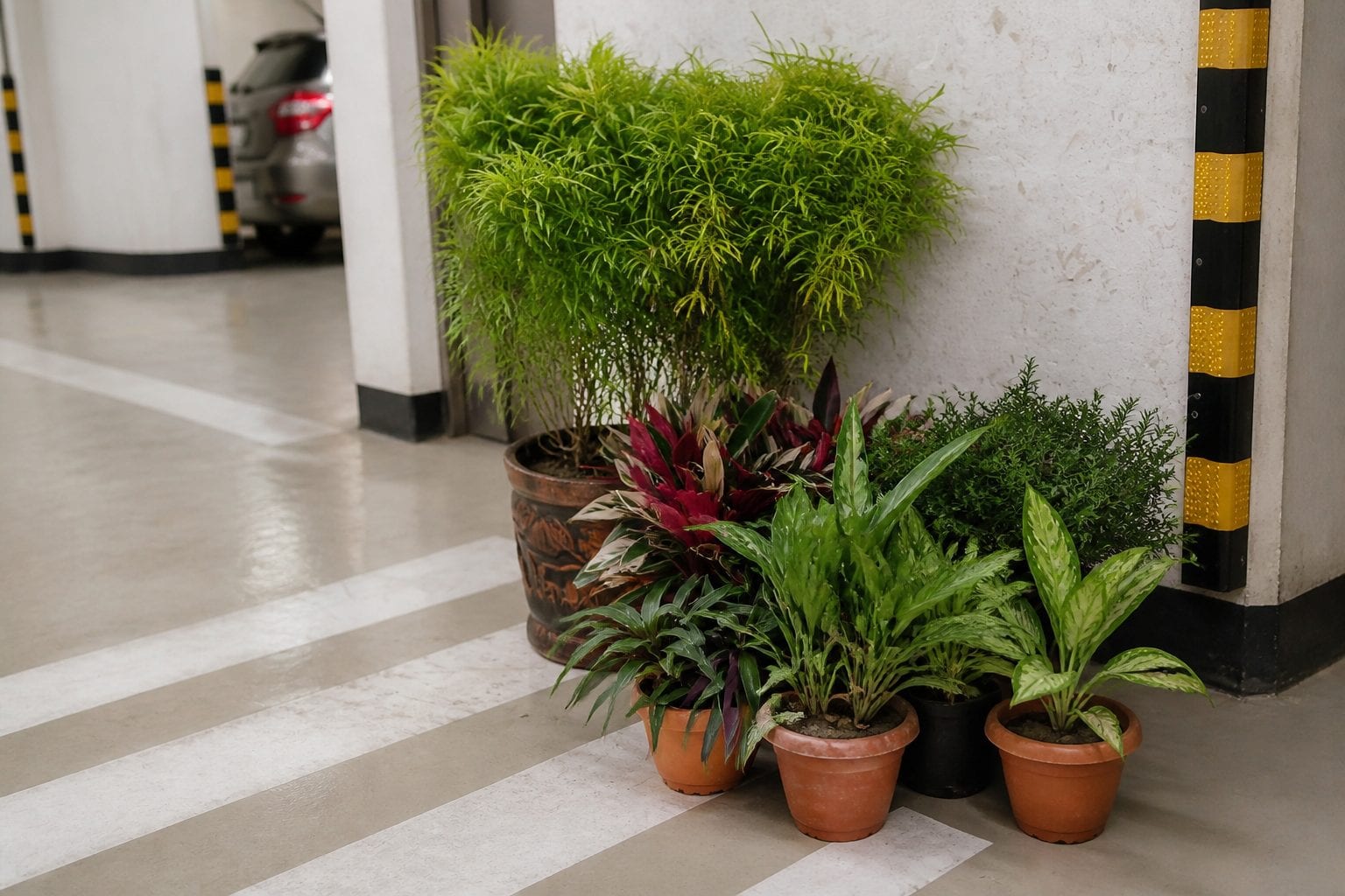 Ottawa plant shop counter with small plants