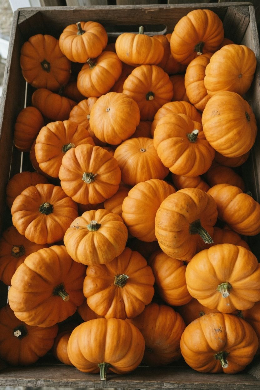 Millers Farm pumpkin picking field