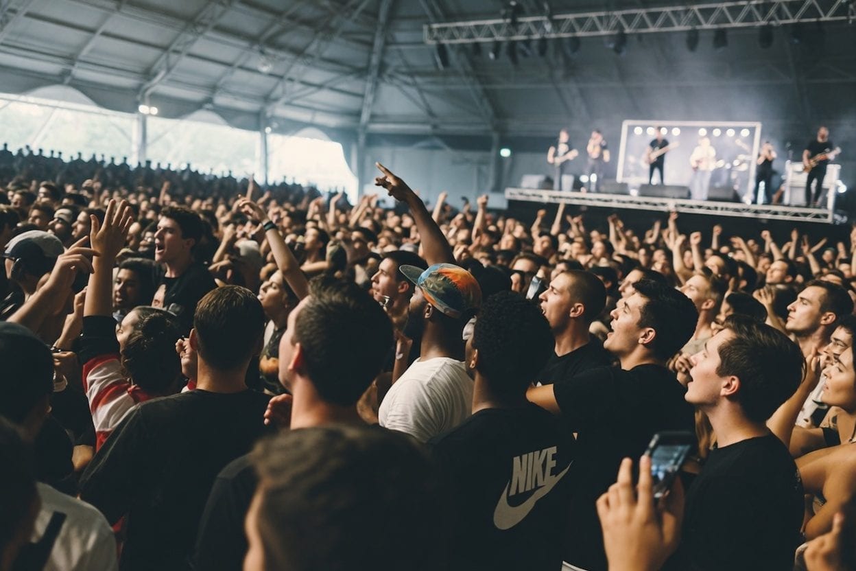 Live band performing at Ribfest