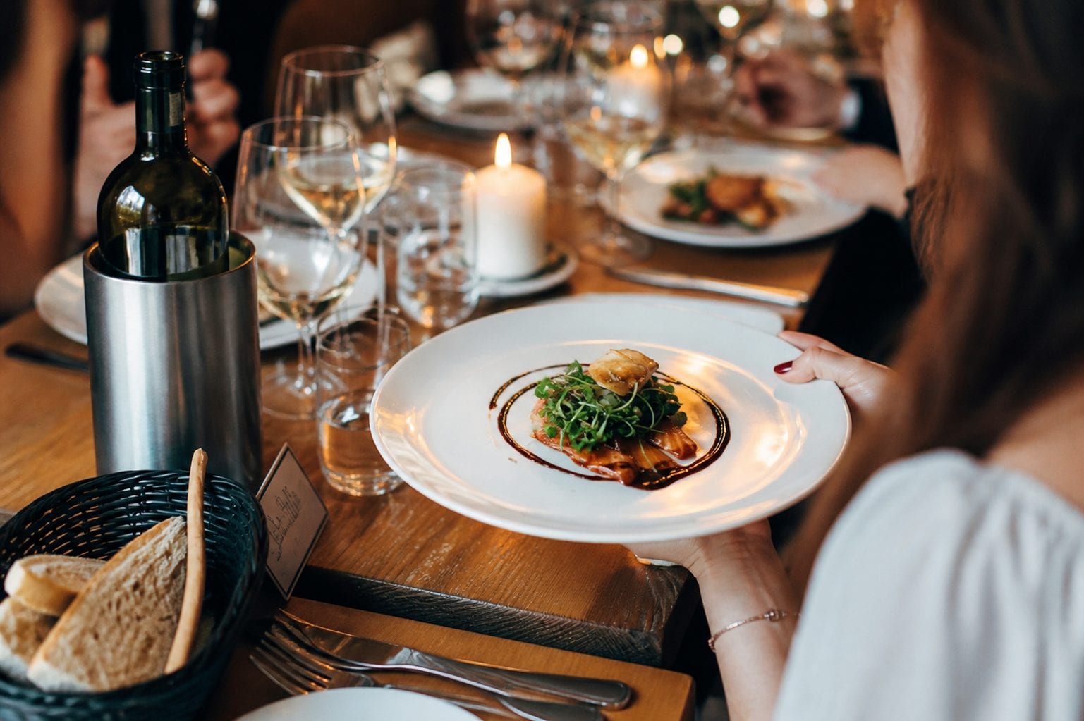 Romantic dinner table setting Ottawa