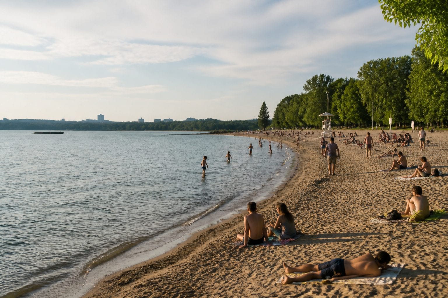 Britannia Park beach Ottawa