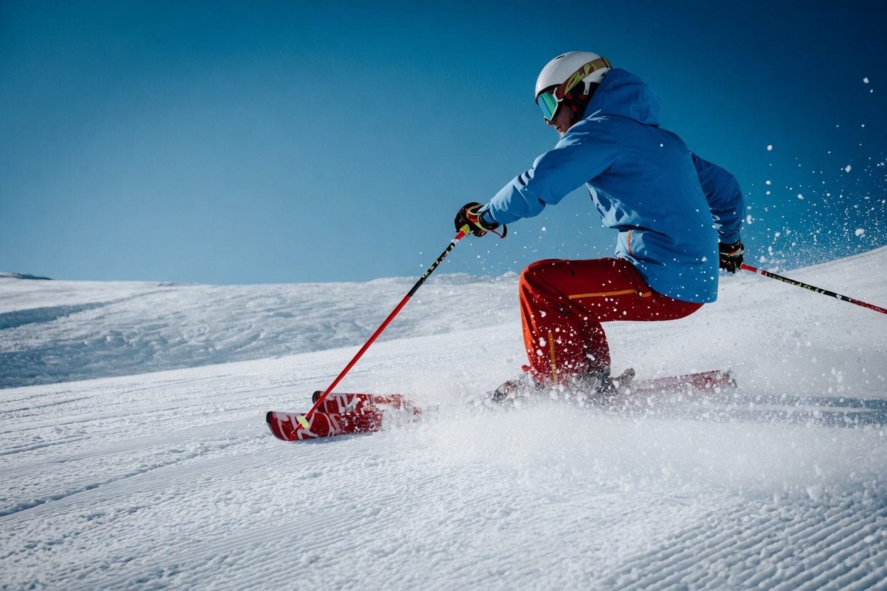 Calabogie Peaks skiing action