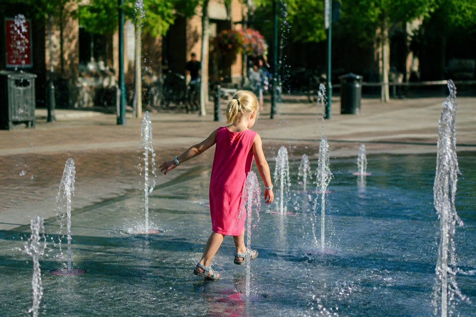 Walter Baker splash pad with family-friendly features