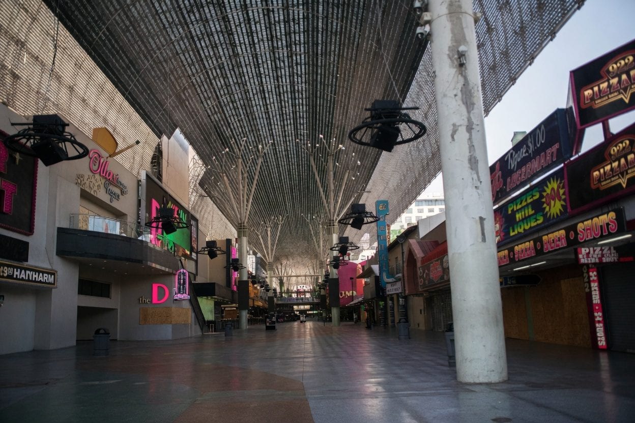 Outdoor walkway at Tanger Outlets Ottawa with storefronts