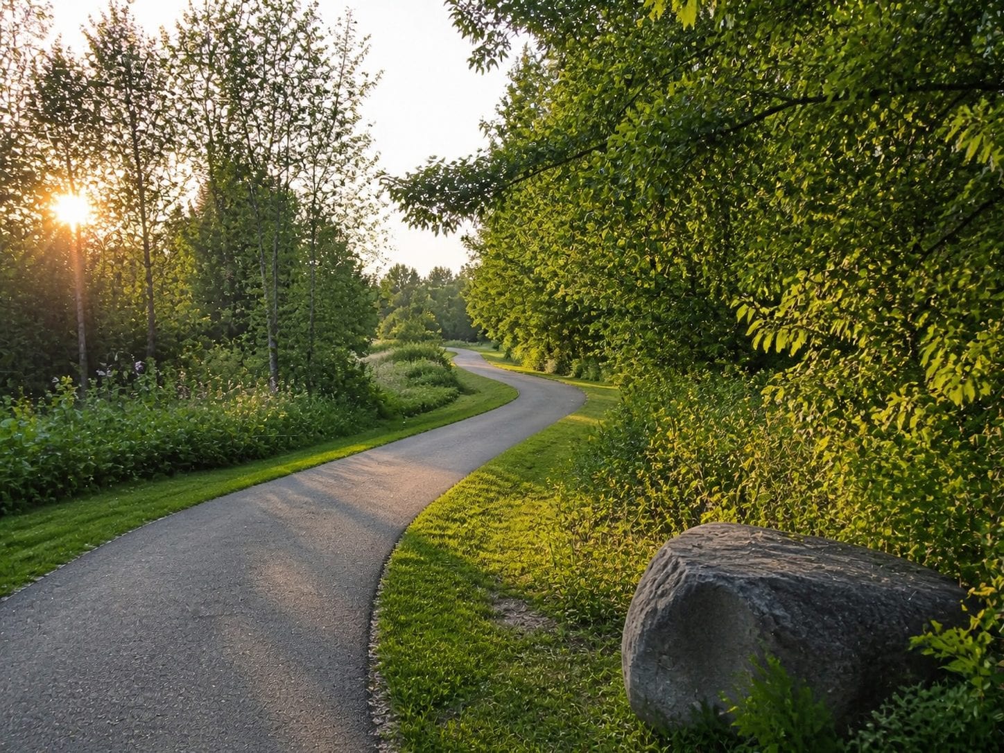 Ottawa River cycling pathway