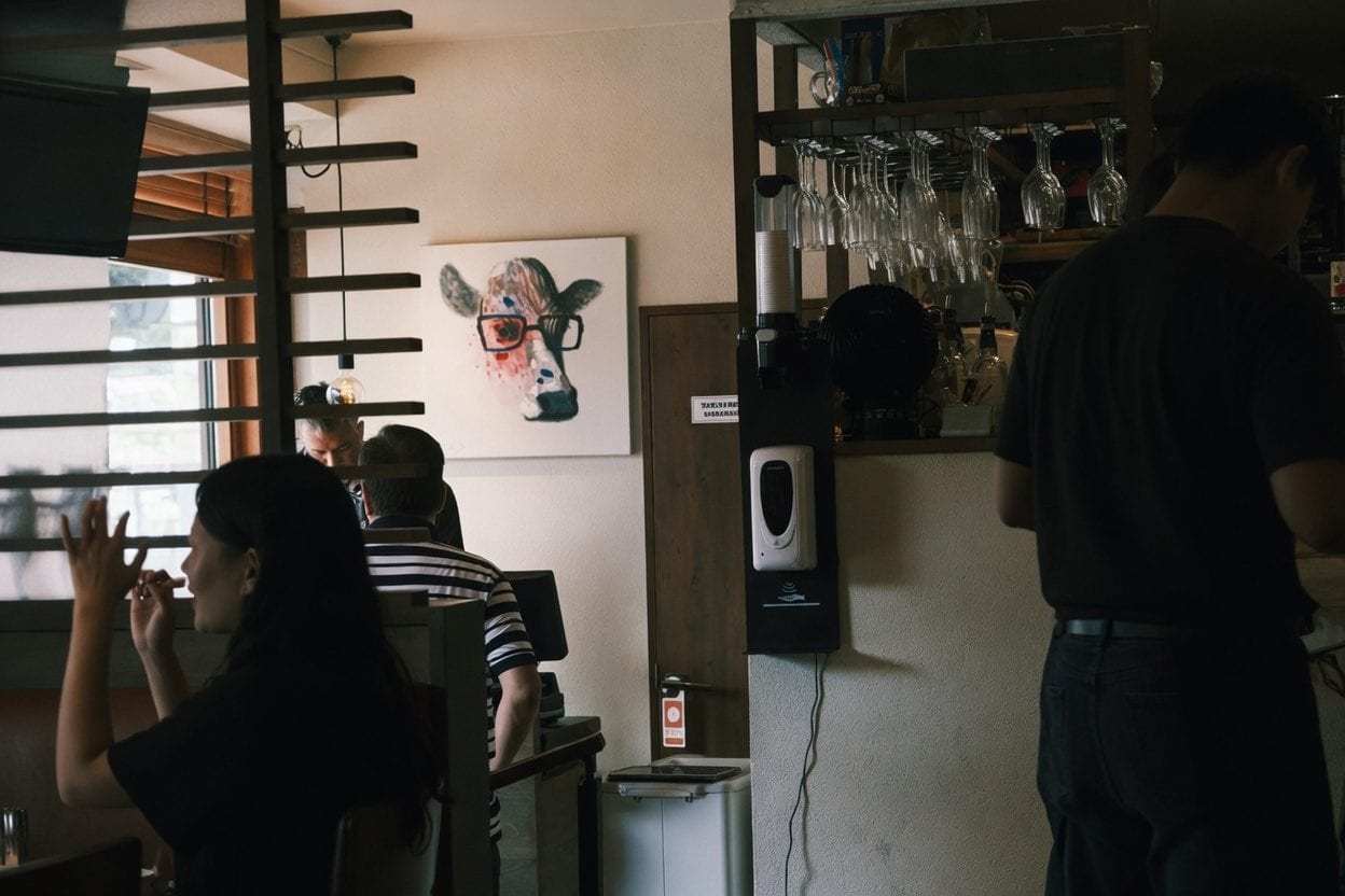 Pub and cafe interiors