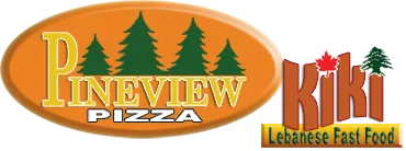Pineview Pizza+Kiki Fast Food logo